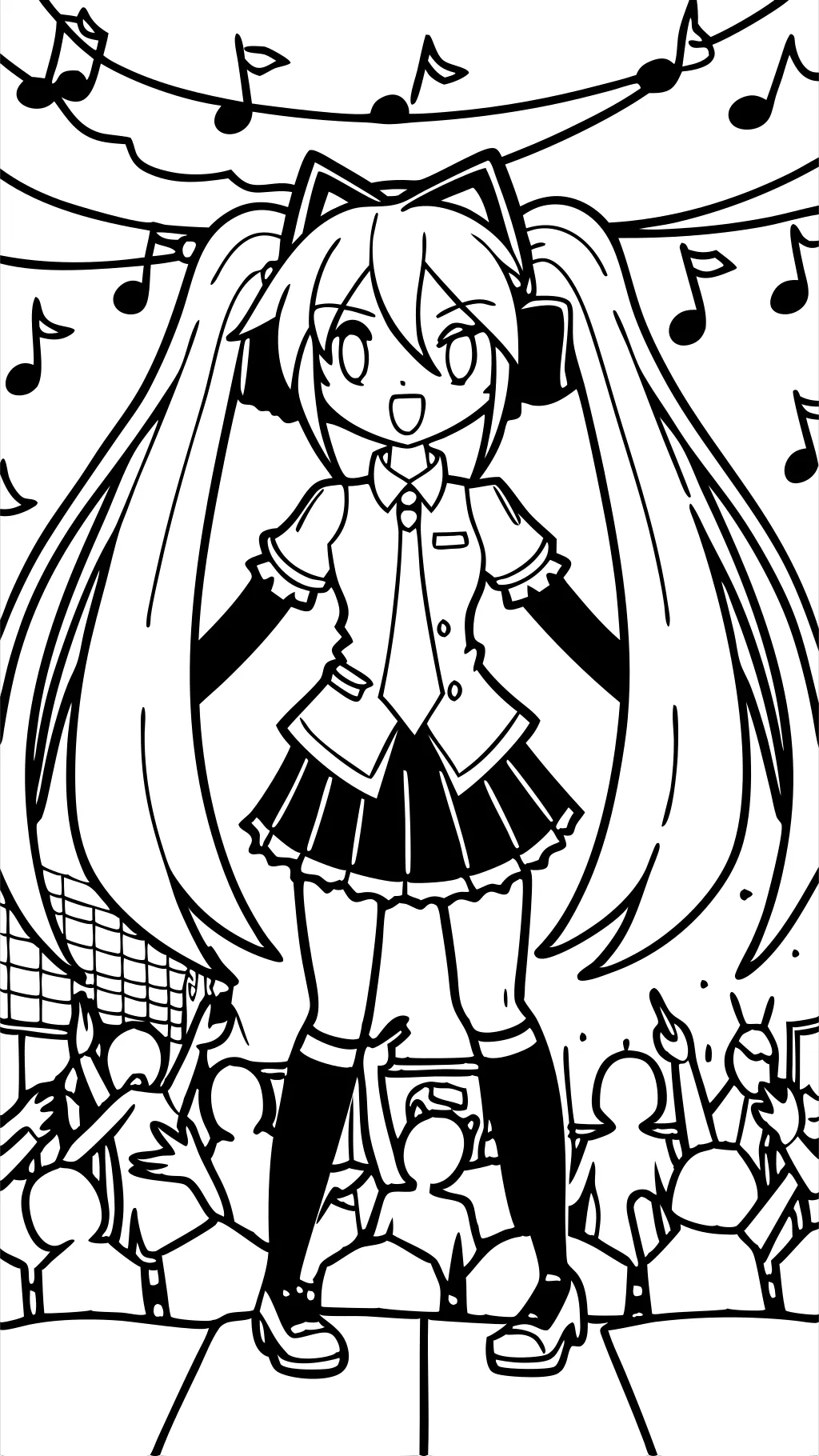 miku coloring pages